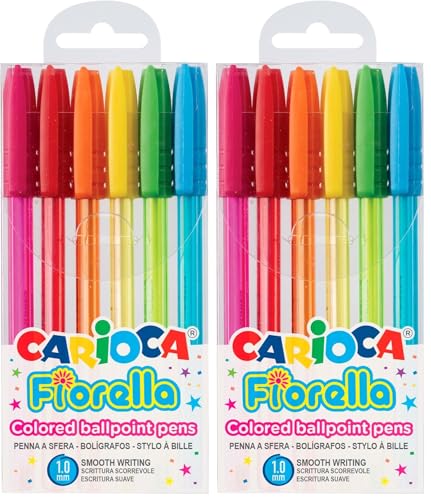 CARIOCA Dlugopisy Fiorella (Confezione da 2) - Auto & Moto Amazon Italie à 3.60€
