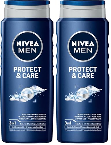 NIVEA Protect&Care Gel de ducha para hombre con aloe vera... - Auto & Moto Amazon Espagne à 9.80€