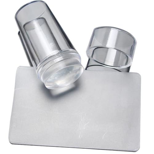 Nail Art Stamper Raschietto in Silicone Trasparente... - Beauté & Parfums en promo à 0.99€