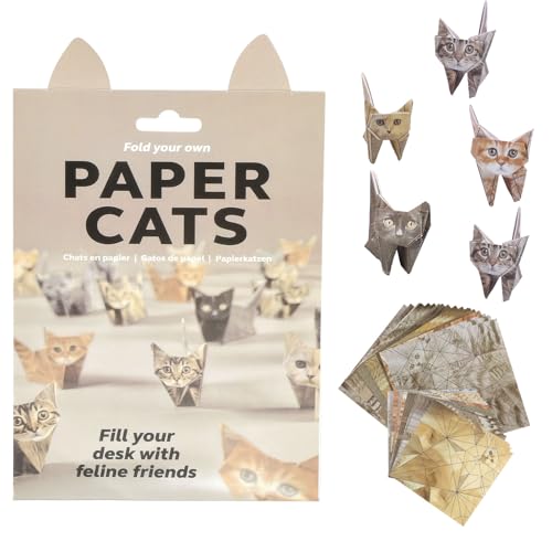 DIY Katzen Origami-Papier, 50 Blätter 3D Katzen Cat... - Loisirs Créatifs Amazon Allemagne à 1.99€