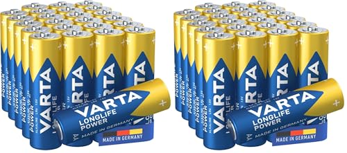 VARTA Batterien AA, 24 Stück, Longlife Power, Alkaline... - Maison & Cuisine en promo à 9.40€