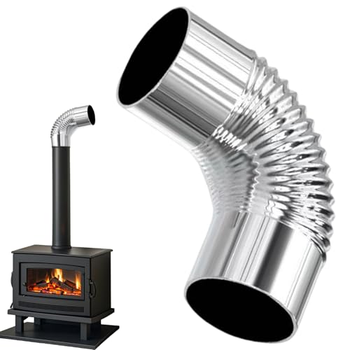 Ofenrohr - Edelstahl Rohr 90 Grad Winkel | Abgasrohr aus... - Jardin & Extérieur en promo à 10.26€