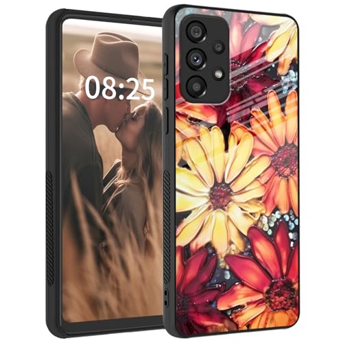 for Samsung Galaxy A53-5G Phone Case, Tempered Glass Back +... - High-Tech & Électronique en promo à 3.61€