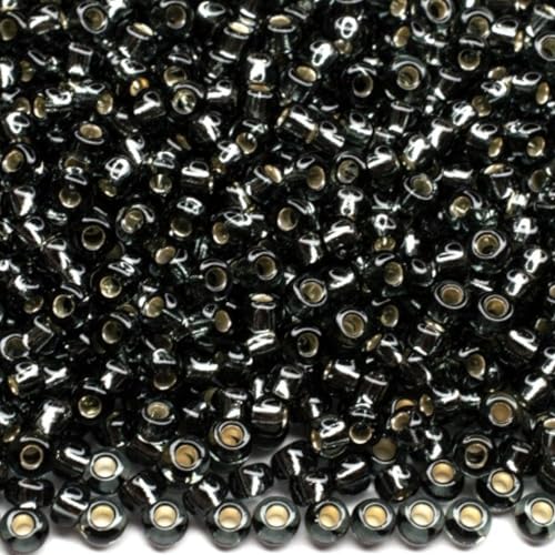 10/0 47010 Preciosa Tschechische Glas-Rocailles Silberkern... - Loisirs Créatifs en promo à 3.40€