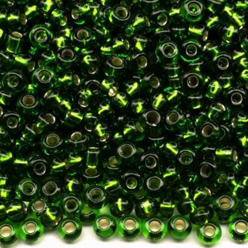 10/0 57120 Preciosa Tschechische Glas-Rocailles Silberkern... - Loisirs Créatifs en promo à 3.40€