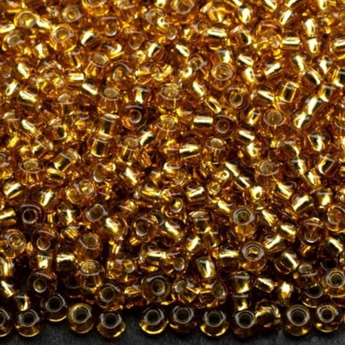 10/0 17050 Preciosa Tschechische Glas-Rocailles Silberkern... - Loisirs Créatifs en promo à 3.40€