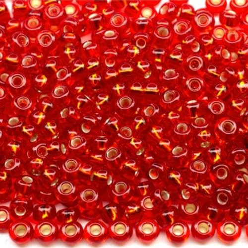 10/0 97070 Preciosa Tschechische Glas Rocailles Silberkern... - Loisirs Créatifs en promo à 3.40€