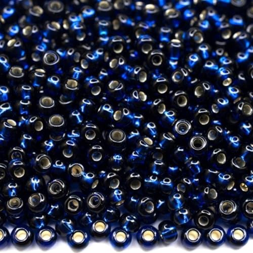 10/0 67100 Preciosa Tschechische Glas-Rocailles Silberkern... - Loisirs Créatifs en promo à 3.40€