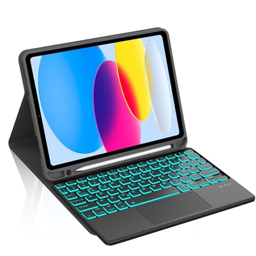 Occtingkind Funda para iPad con teclado + trackpad y LED de... - High-Tech & Électronique Amazon Espagne à 26.26€