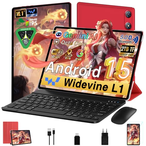 UJJ Tablet Android 15 10 Pulgadas Gemini AI con 64GB ROM +... - High-Tech & Électronique Amazon Espagne à 99.99€