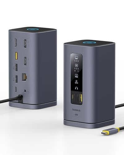 Baseus SpaceMate (MAC) Dockingstation USB C 3 Monitore mit... - High-Tech & Électronique en promo à 127.50€