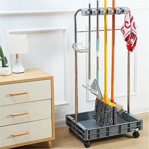 XSDAJSD Broom And Mop Holder, Stainless Steel Cleaning... - Maison & Cuisine Amazon Royaume-Uni à 30.00€