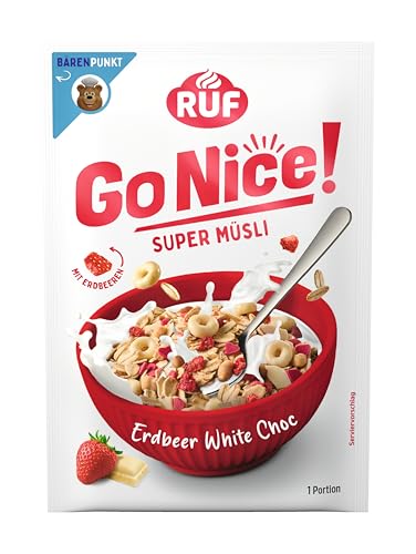 RUF GoNice! Erdbeere White Choc Müsli aus Vollkorn-Haferfloc... - High-Tech & Électronique en promo à 0.89€
