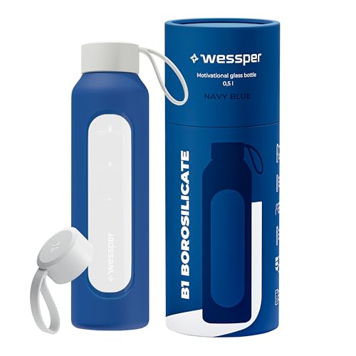 Wessper Bouteille d'eau 500 ml, bouteille motivante avec... en promo à 13,99€ (-53%) sur Amazon FR