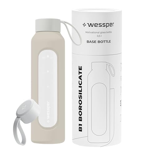 Wessper Bouteille d'eau 500 ml, bouteille motivante avec... en promo à 13,99€ (-52%) sur Amazon FR