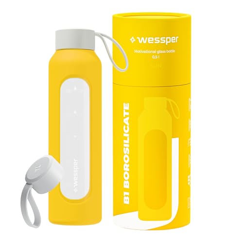 Wessper Bouteille d'eau 500 ml, bouteille motivante avec... en promo à 13,99€ (-50%) sur Amazon FR