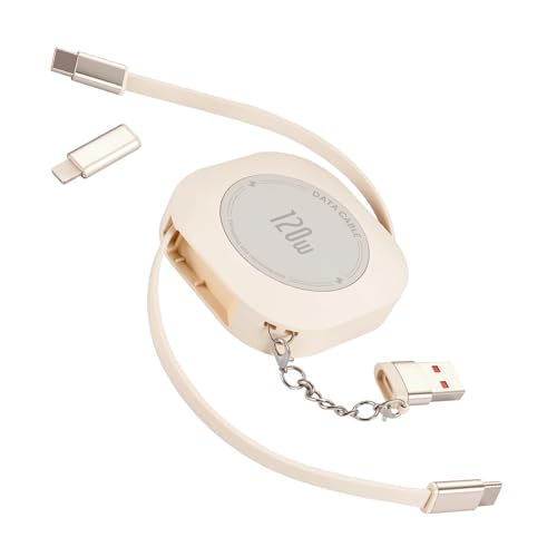 Puiseno Cable de carga retráctil de 120 W, cable de carga 4... - High-Tech & Électronique en promo à 13.10€