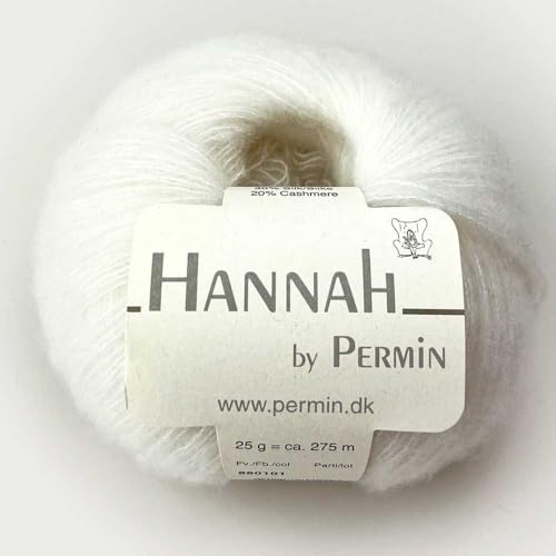 Hannah by Permin - Pelote de laine à tricoter en laine... - Loisirs Créatifs Amazon France à 10.98€