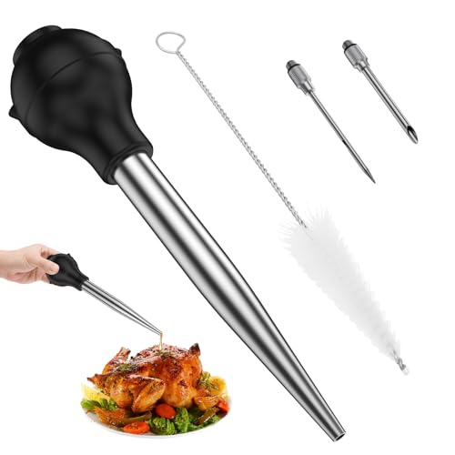 Stainless Steel Turkey Baster Commerical Grade Quality... - Maison & Cuisine Amazon Royaume-Uni à 4.98€