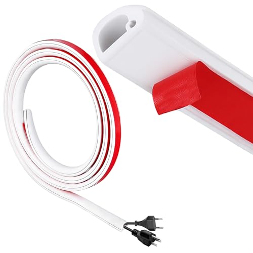 Selbstklebende Kabelrinne, 2 Meter Lange weiße Kabelrinne... - Sports & Fitness en promo à 9.99€