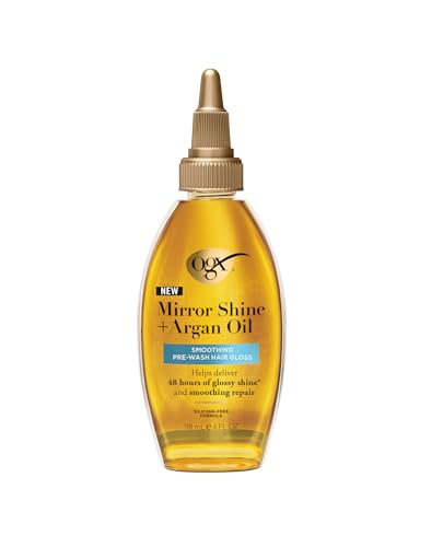 OGX Mirror Shine + Argan Oil Pre-Wash Hair Gloss, Rinse Out... - Home & Kitchen Amazon UK à 5.00€