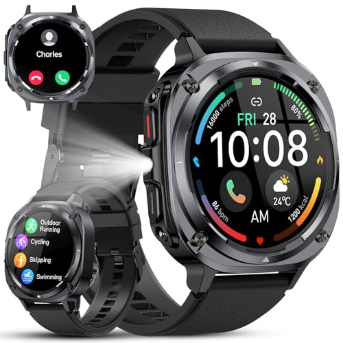 Smartwatch Herren, 1.45" AMOLED Smart Watch Herren mit... - High-Tech & Électronique en promo à 29.99€