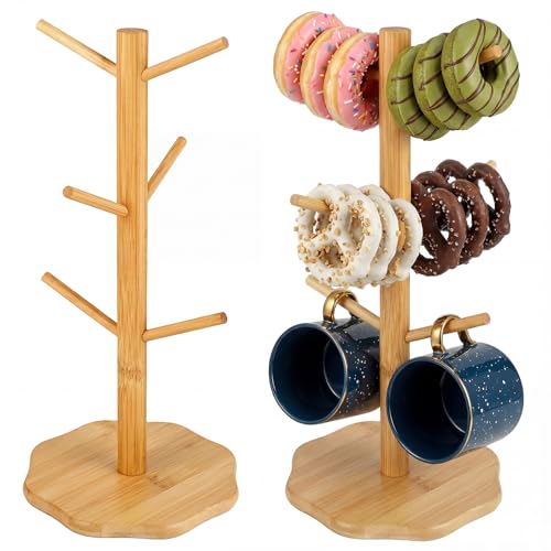 DenFatory 2-teiliger Brezelhalter aus Holz, Naturfarbe;... - Maison & Cuisine Amazon Allemagne à 9.99€