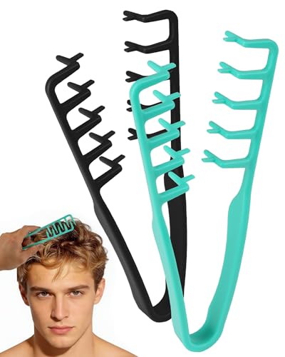 lulir Lockenkamm Textur Kamm,2 Stück Volumen Lockenkamm... - Beauté & Parfums Amazon Allemagne à 4.79€