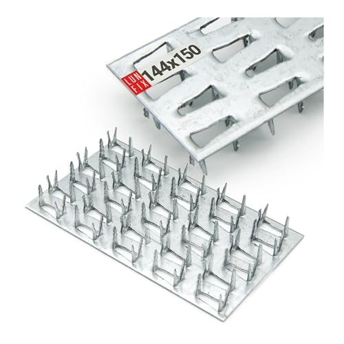 Lun Fix Nagelplatte 144x150 mm aus Stahl verzinkt für... - Maison & Cuisine Amazon Allemagne à 1.74€