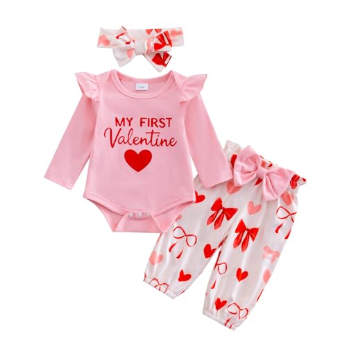 JiAmy Baby Mädchen-Set 3-teilig Strampler Stirnband und Hose - High-Tech & Électronique Amazon Allemagne à 5.99€