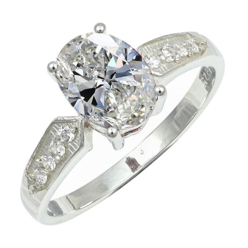 SILVERTROVE Anillo de banda con piedras preciosas... - Bijoux & Montres en promo à 35.00€