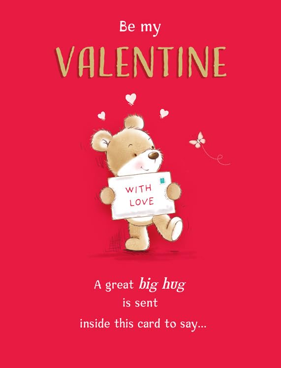 Valentines Day Card, Open Be My Valentine - 8 x 6 inches... - Auto & Motorcycle Amazon UK à 1.94€