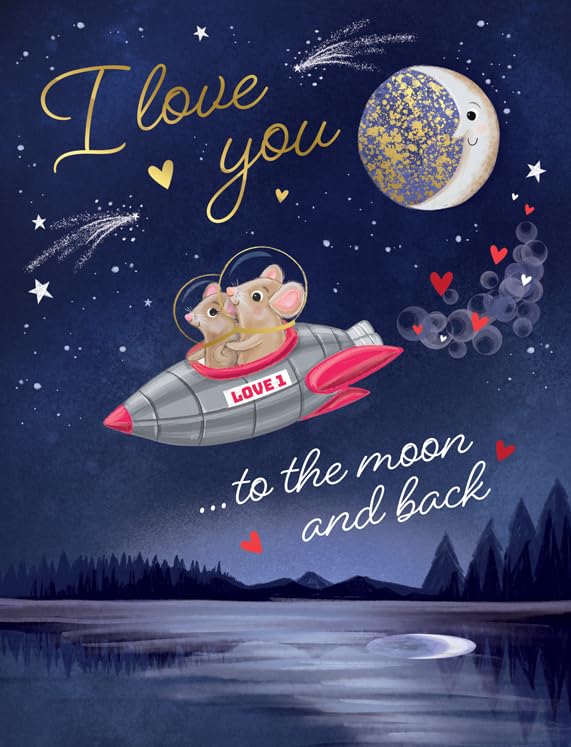 Valentines Day Card, Open Humour I love You- 8 x 6 inches... - Auto & Motorcycle Amazon UK à 2.15€