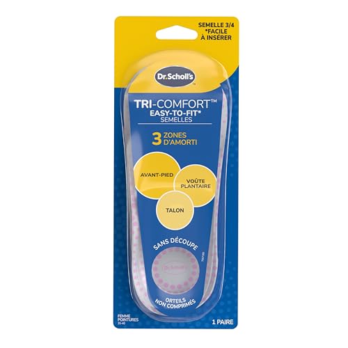 Dr. Scholl's Semelles Tri-Comfort Easy-to-Fit - Semelles... - Jardin & Extérieur en promo à 9.39€