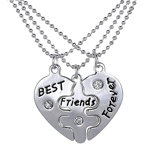 Collane a Cuore d'Argento per Gli Amici, collane del... - Jouets & Jeux Amazon Italie à 0.99€