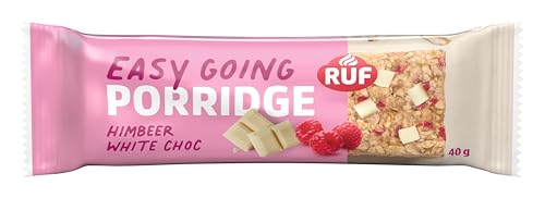 RUF Porridge-Riegel Himbeer White Choc, Haferriegel aus... - Épicerie Amazon Allemagne à 1.09€