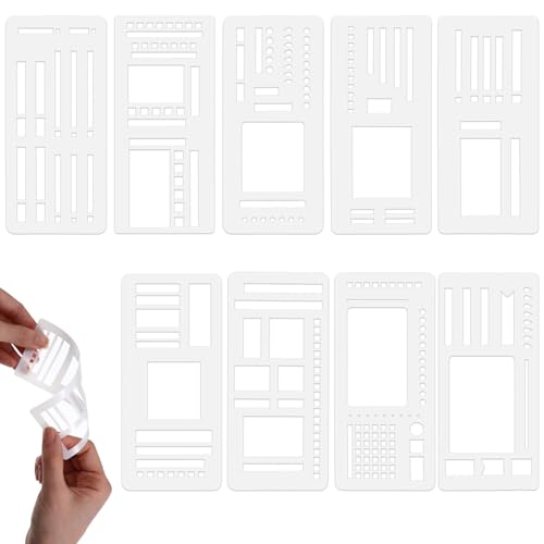 9 STK Flexible Record Journal Schablonen Set, Handgemachte... - Maison & Cuisine Amazon Allemagne à 1.99€