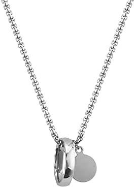 Collana con Ciondolo a Disco da Donna in Lega da Uomo... - Bricolage & Outils Amazon Italie à 0.99€