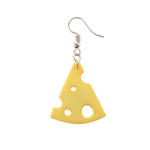 1 pz Donne Crema Forma di Formaggio Orecchini Cibo Pendente... - Bijoux & Montres en promo à 0.99€