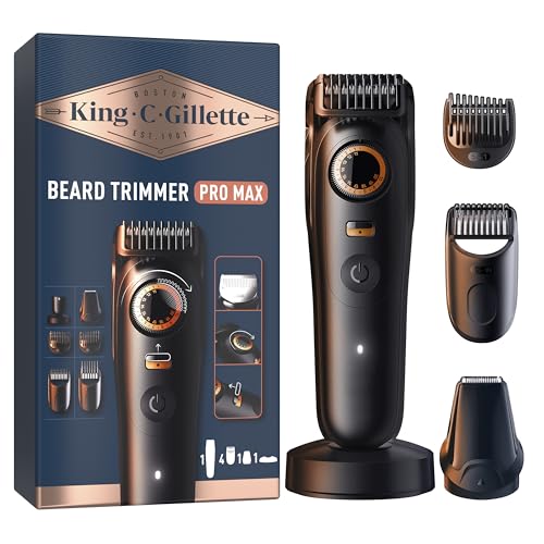 King C Gillette Cordless Beard Trimmer PRO MAX for Men with... - Beauty & Fragrances Amazon UK à 42.50€