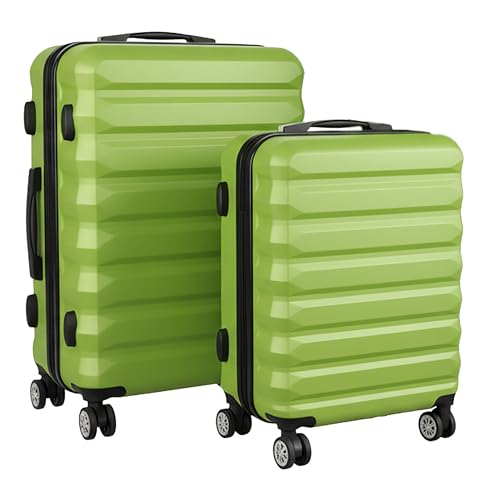 Relaxdays Set de Maletas 2 Piezas S+M, Carcasa rígida, 4... - Auto & Moto Amazon Espagne à 67.99€