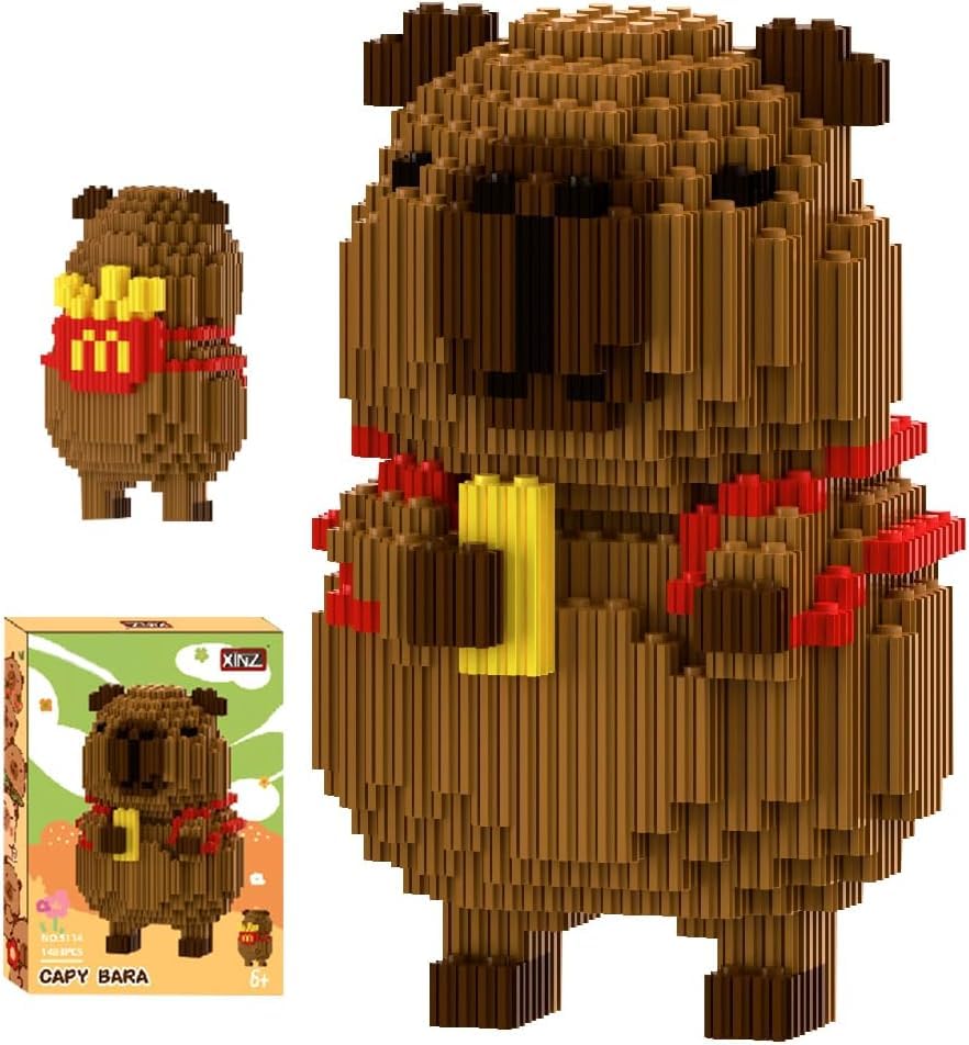 Capybara Bauspielzeug, Mini Building Blocks Set Cartoon... - Jouets & Jeux Amazon Allemagne à 12.99€