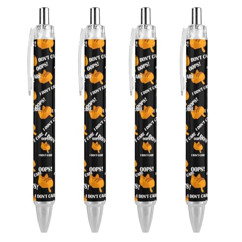 THKVSV Oops Don't Care Cat, penna a sfera retrattile da 0,5... - Animalerie Amazon Italie à 2.20€