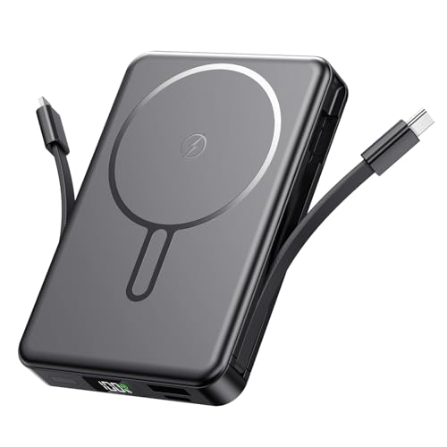 Battery Pack 10000mAh Magnetic Portable Charger Power Bank... - Tech & Electronics Amazon France à 29.06€