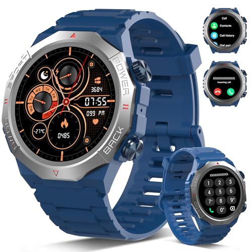 Reloj Inteligente Hombre Mujer con Llamadas, 1.39" Militar... - High-Tech & Électronique Amazon Espagne à 30.99€