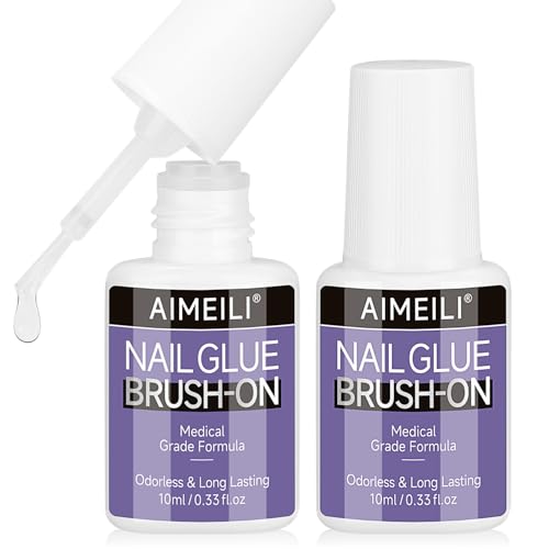 AIMEILI Nagelkleber für Kunstnägel Extra Stark, Air Dry... - Bricolage & Outils Amazon Allemagne à 9.99€