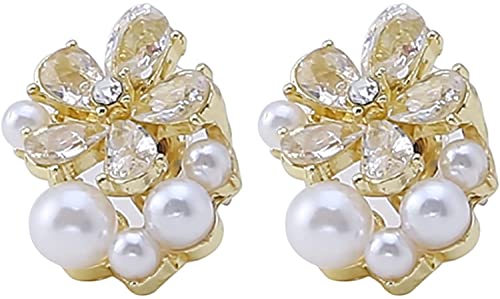 Orecchini a Bottone con Perle d'imitazione a Forma di Fiore... - Maison & Cuisine Amazon Italie à 0.99€