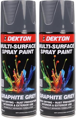 DEKTON Quick-Dry Aerosol Spray Paint, Interior And Exterior... - Home & Kitchen Amazon UK à 7.98€