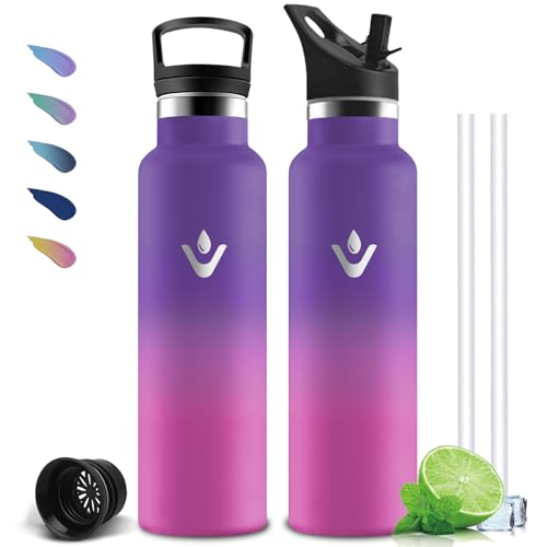 Mujigaga Trinkflasche Edelstahl, Trinkflasche 1l, BPA-Frei... - Sports & Fitness en promo à 11.87€