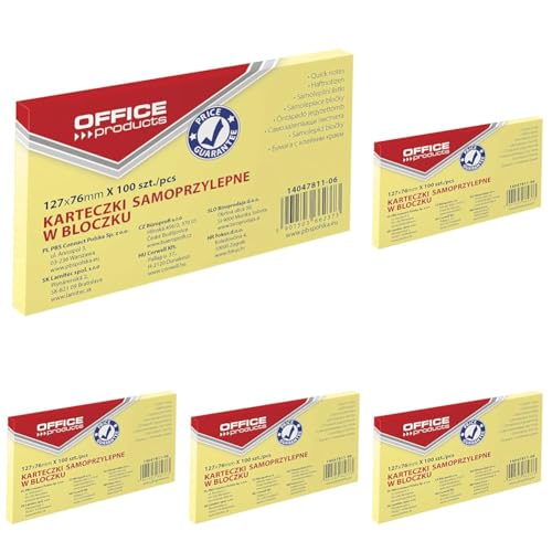 OFFICE PRODUCTS 14047811-06 Haftnotiz 127 x 76 mm, 1 X 100... - Fournitures Bureau Amazon Allemagne à 5.85€